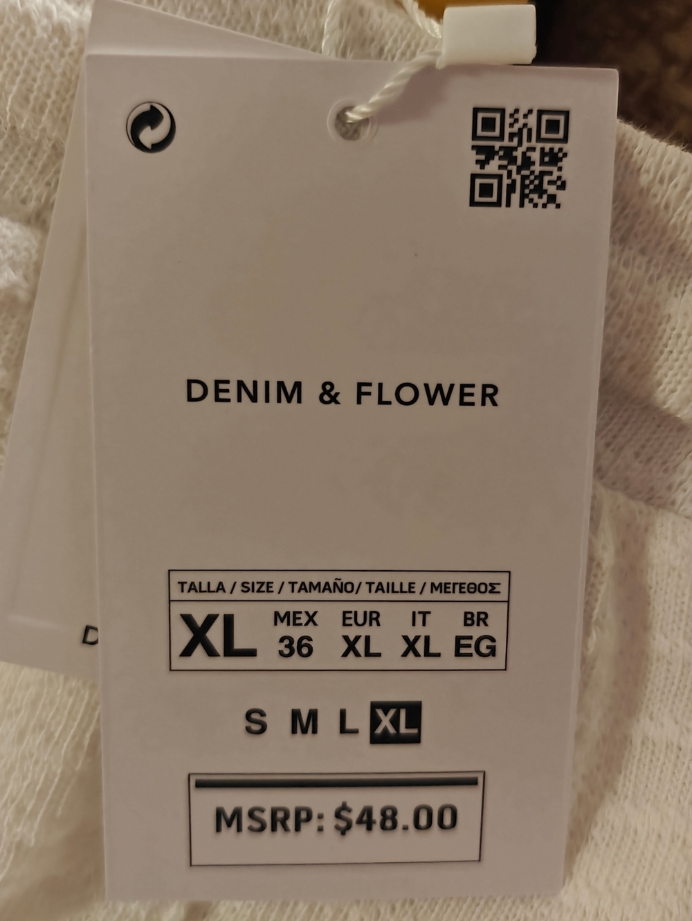 Denim & Flower Ricky Singh White Shorts Men’s XL MEX 36 Casual Summer Stretch - Picture 5 of 5